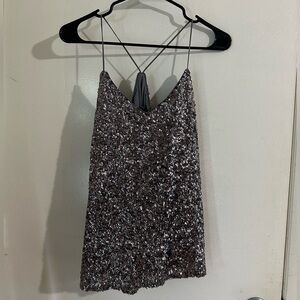 Express sequin tank